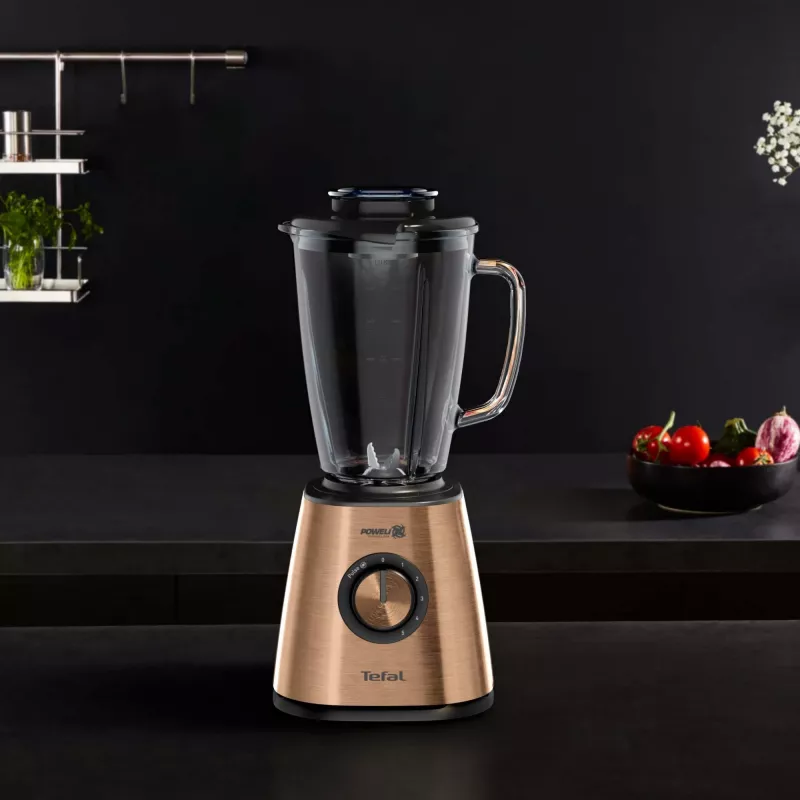 Blender stołowy Tefal BlendForce BL439G10 — 800 W, szklany dzbanek 1,75 l, kruszenie lodu