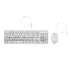 HP 225 G2 USB Wired mysz klawiatura Combo, Copilot Key - Cashmere biały - ESTONIAN