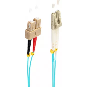 shiverpeaks BS77952/3 Kabel światłowodowy 2 m LC SC OM3 w kolorze aqua (BS77952/3)