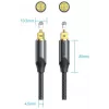 Kabel optyczny audio Vention, pleciony, 5 m