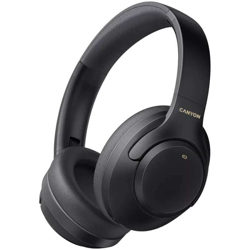 Słuchawki bezprzewodowe CANYON OnRiff 6 z Bluetooth, ANC aktywną redukcją hałasu, wbudowanym mikrofonem, długą żywotnością baterii, ergonomicznym designem