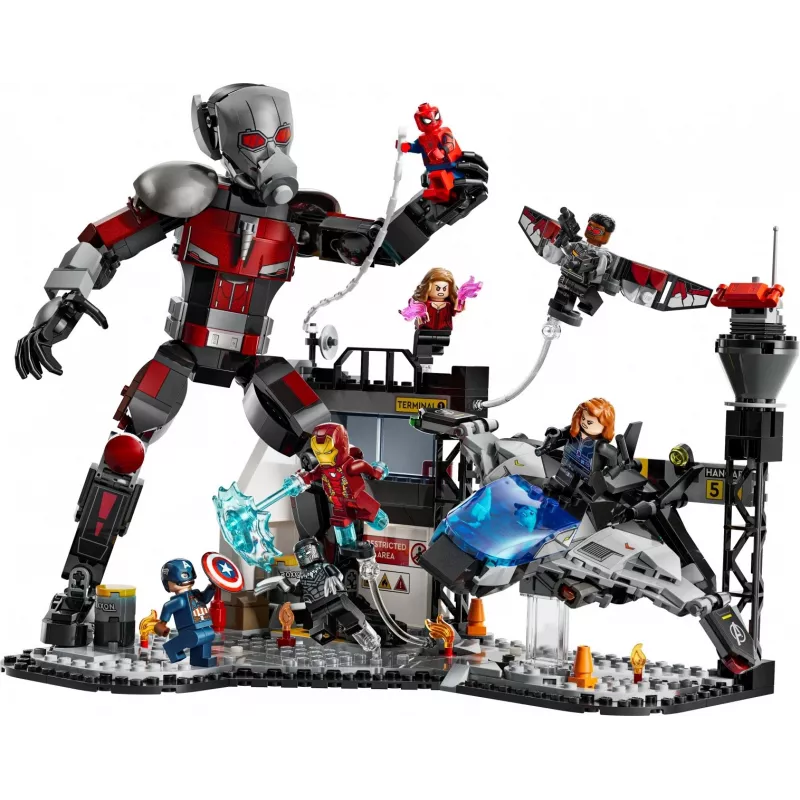 LEGO MARVEL 76314 Bitwa Kapitana Ameryki: Wojna Bohaterów