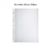AD Class PUNCHED POCKET Orange Peel A5 40 mikr., opakowanie 100 szt.