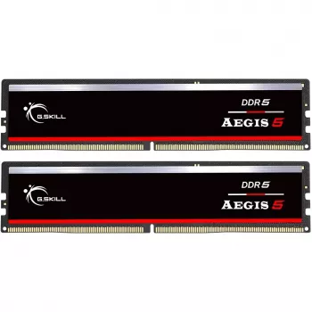 DIMM 64 GB DDR5-5200 (2x 32 GB) Dual-Kit, Arbeitsspeicher schwarz, F5-5200J4040A32GX2-IS, Aegis 5, INTEL XMP, AMD EXPO