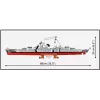 Zestaw konstrukcyjny Cobi Pancernik Bismarck model z 3204 elementami - Cobi CO BI-4860