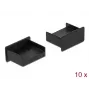 Osłona przeciwkurzowa na złącze USB Type-A żeńskie DeLOCK 64102 czarna 10 szt.