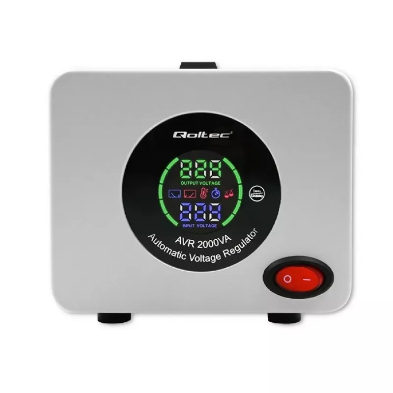 Qoltec 50724 Automatyczny Stabilizator Napięcia AVR 2000VA