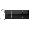 AENO Premium Eco Smart Heater, 700W, szkło hartowane, ogrzewanie infrared+konwekcyjne, wyświetlacz LED, wtyczka typ Europa (E/F), CZARNY