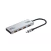 Koncentrator USB GEMBIRD UHB-CM-U310-A4-01 — koncentrator 4-portowy: 1×USB 3.1 + 3×USB 2.0, czarny