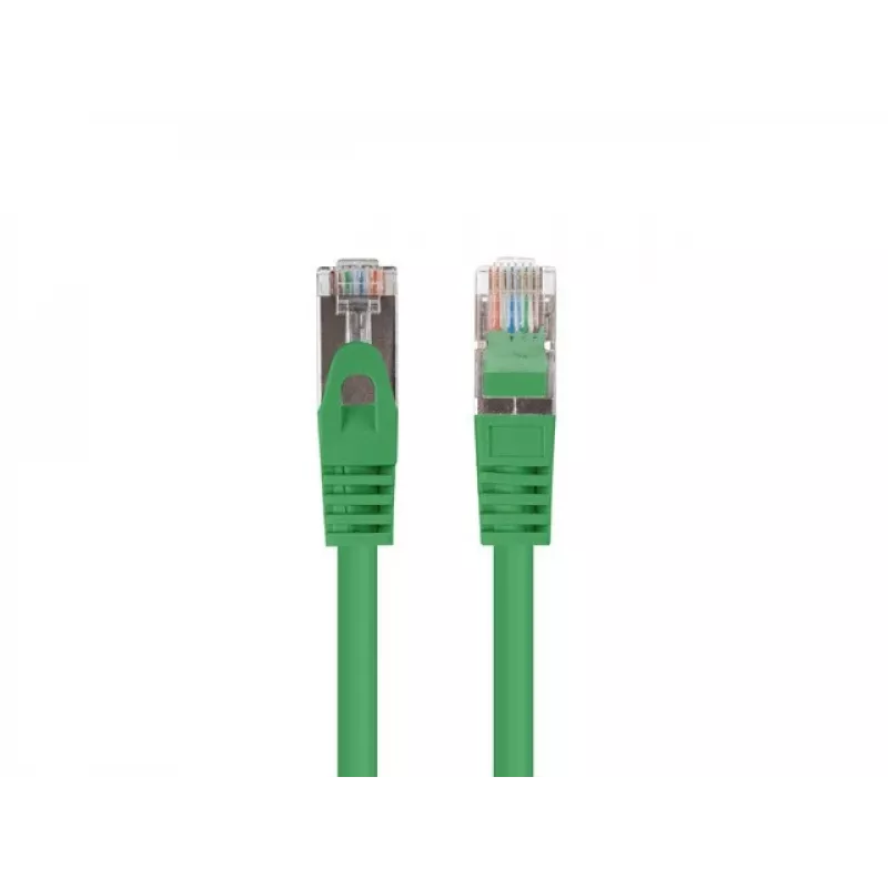 Kabel sieciowy Lanberg PCF6-20CC-0100-G RJ-45 Cat6 1 m zielony