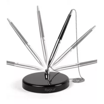 Pen Table-Pen Forpus 0.7mm,Czarny, with Chain 1207-009