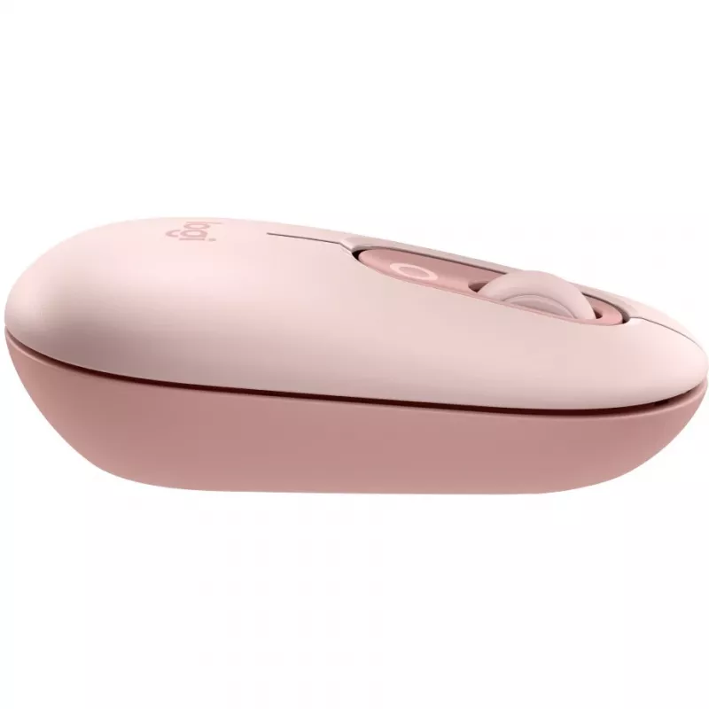 Logitech POP Icon Combo - Zestaw klawiatury i myszy - Bezprzewodowy - Bluetooth LE - QWERTY - US International - różany, ecru (920-013142)