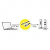ROLINE Adapter USB-C auf Klinkenstecker - USB-C männlich umkehrbar zu Stereo Mini-Klinkenstecker männlich