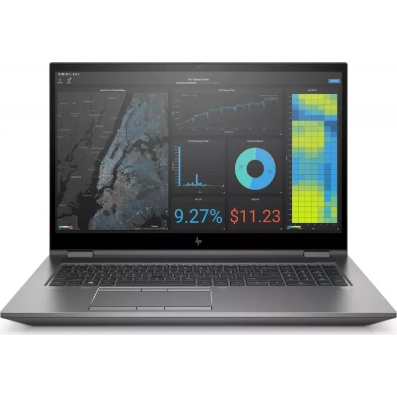 Laptop HP Zbook Fury 17 G7 / i7 / RAM 64 GB / Dysk SSD / 17,3″ FHD (produkt odnowiony)