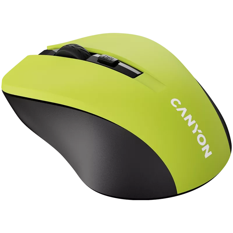 Mysz CANYON MW-1 bezprzewodowa żółta CNE-CMSW1Y Interfejs