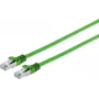 Patch kabel helos 75513-SLG U/FTP Cat6A cienki, zielony, 3,0 m
