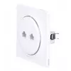 Gniazdo ścienne Fibaro Walli N 2 x RJ-45 Biały