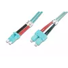 Kabel światłowodowy krosowy Digitus OM3 LC/SC 1m