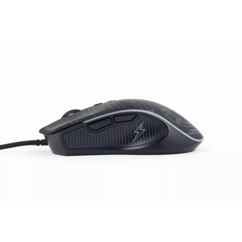 Mysz Gembird MUSG-RGB-01 dla praworęcznych USB Type-A 3600 DPI