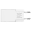 Ładowarka sieciowa do urządzeń mobilnych 4smarts 541509 — 100–240V, USB-A + USB-C, kabel 1,5 m, szybkie ładowanie, biała