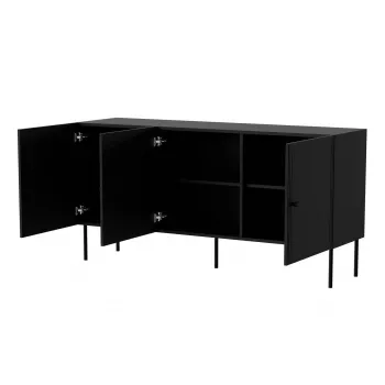 Cama 3D komoda PALAZZO BIS 151x40x75 matowy czarny