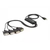 DeLock USB2.0 > 4 x Serial Adapter - Adapter szeregowy - USB - RS-232 x 4 (61887)