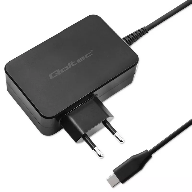 Zasilacz sieciowy GaN QOLTEC 52387 90W 1x USB‑C 5–20V