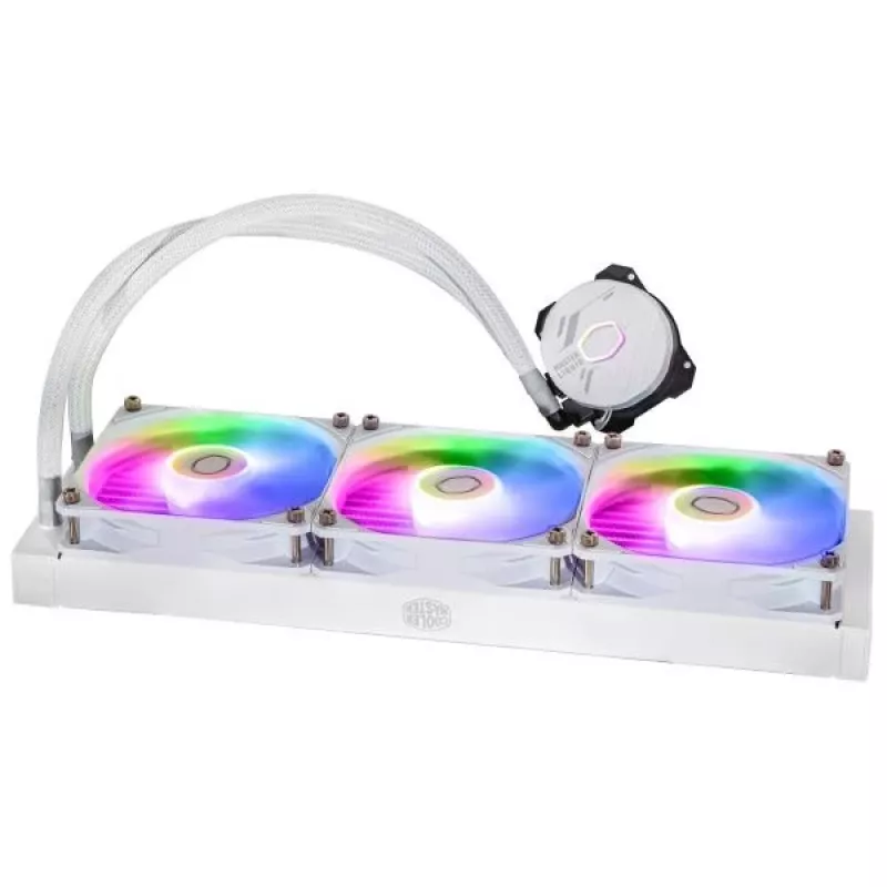 Zestaw chłodzenia cieczą Cooler Master MasterLiquid 360L Core ARGB Biały 12 cm wentylatory