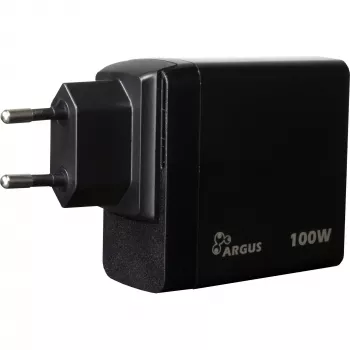 Ładowarka PD INTER-TECH PD-3100 100W USB-C Czarna szybka ładowarka