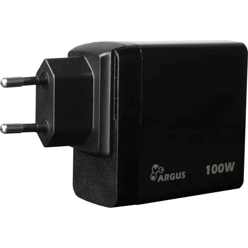 Ładowarka PD INTER-TECH PD-3100 100W USB-C Czarna szybka ładowarka