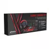 Zestaw gamingowy Ultron HAWK Klawiatura Mysz QWERTZ Niemiecka Czarna Czerwona Biała