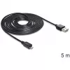Kabel USB DeLOCK EASY-USB 2.0-A Micro-B 5 m