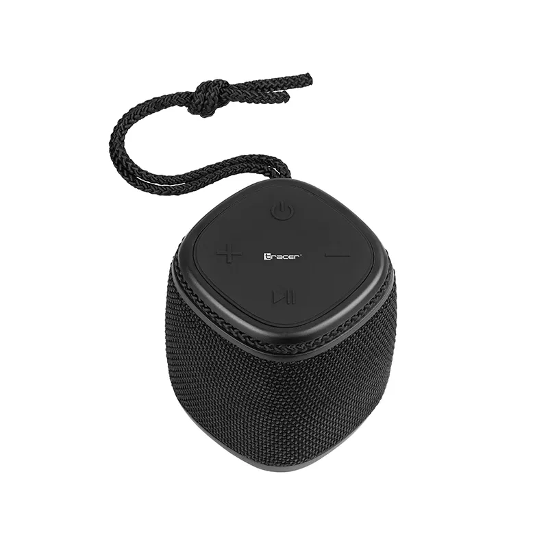 Przenośny głośnik stereo TRACER Splash S (Bluetooth 5.1, 5 W RMS, IPX5, bateria 6 h) Czarny