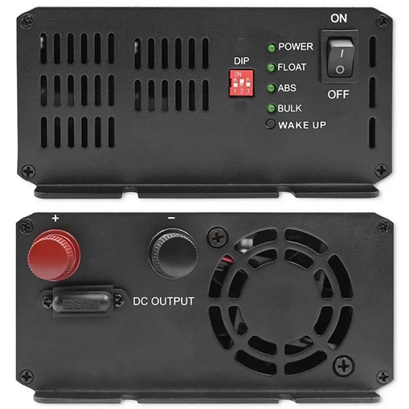 Qoltec Smart Monolith Ładowarka akumulatorów do LiFePO4 AGM GEL SLA | 20A | 24V