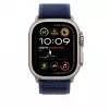 Apple 49mm Niebieska Pętla Trail Loop - S/M - Wykończenie Naturalny Tytan