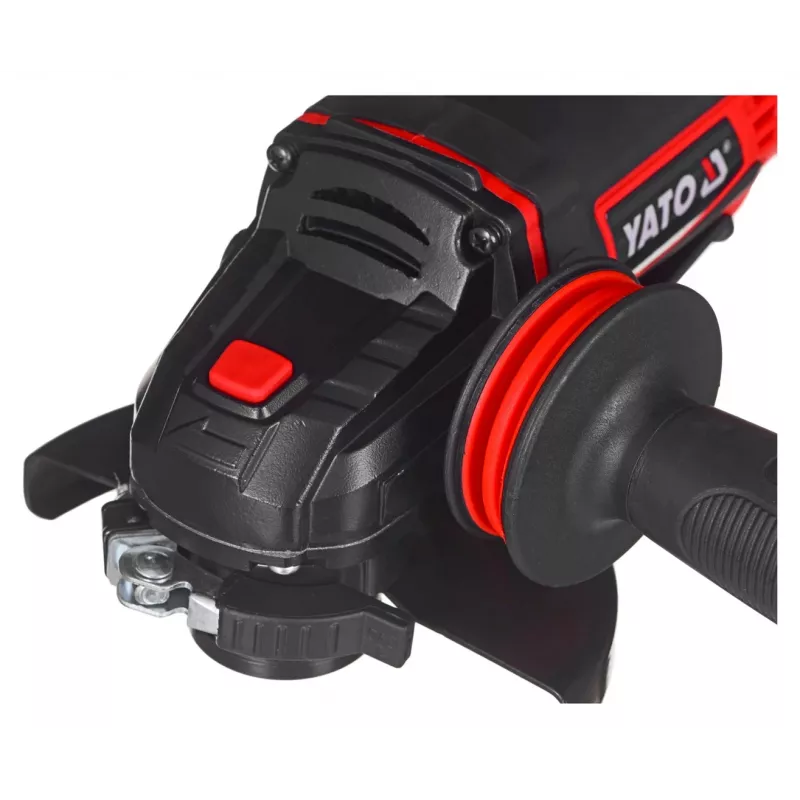 Szlifierka kątowa YATO YT-82826, 18V Li-Ion 2Ah, tarcza 125 mm, 10000 obr./min, gwint M14, osłona regulowana bez użycia narzędzi