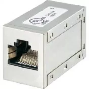 Adapter Ethernet RJ45 Renkforce CAT 5e 1x gniazdo 1x wtyk RJ45 biały