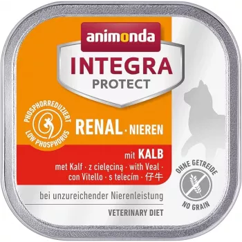 Mokra karma dla kota animonda Integra Protect z indykiem 100 g – dla dorosłych kotów, wsparcie nerek, bezglutenowa i bez soi