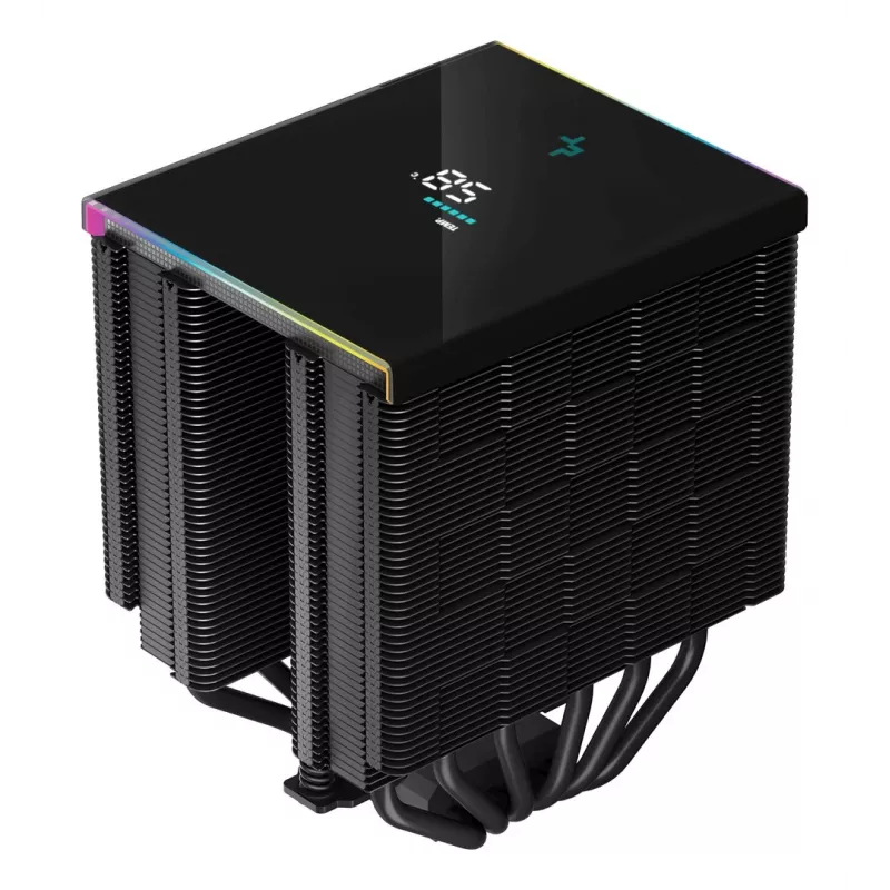 Chłodnica powietrza procesora DeepCool AK620 DIGITAL 12 cm Czarny 1 szt.