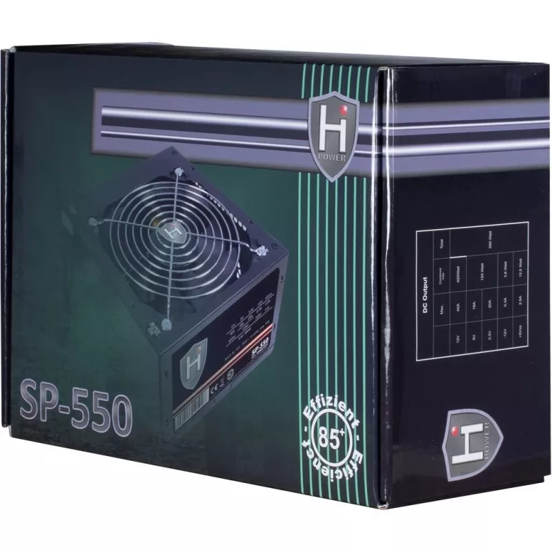 Zasilacz Inter-Tech HIPOWER SP-550 550 W
