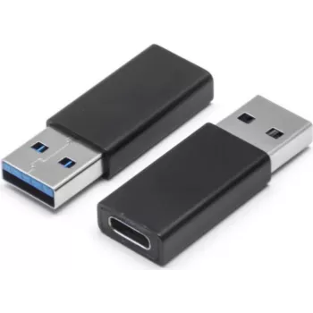 Adapter USB-A na USB-C ShiverPeaks 14-05032, USB 3.0, czarny