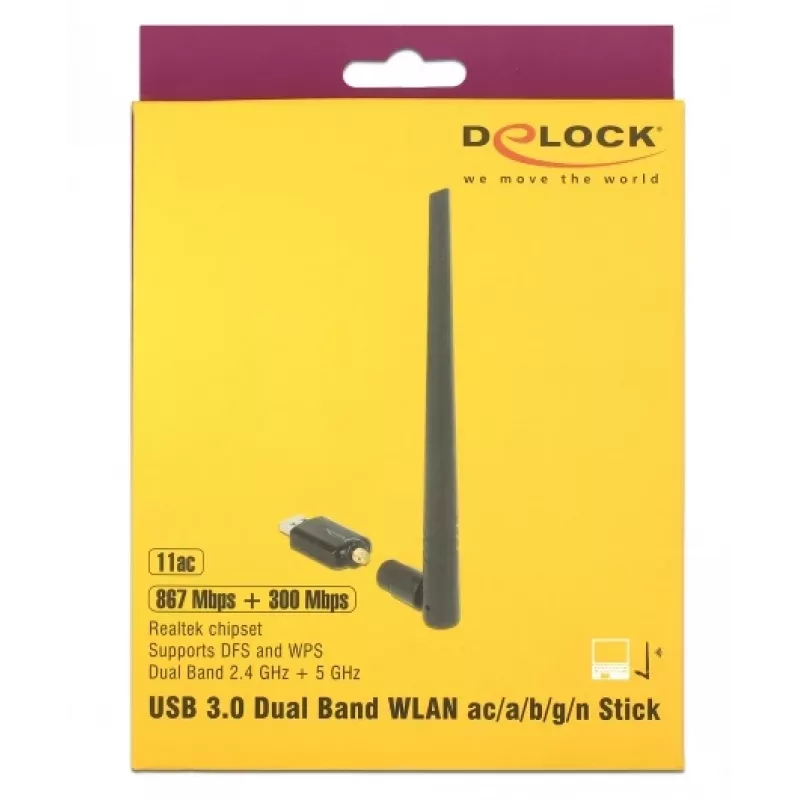 Karta sieciowa DeLOCK 12535 RF Wireless