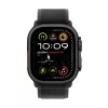 APPLE Watch Ultra 2 GPS + Cellular 49mm Czarna tytanowa koperta z czarnym paskiem Trail Loop - M/L