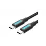 Kabel USB-C do USB-C/1M Czarny Cosbf Vention