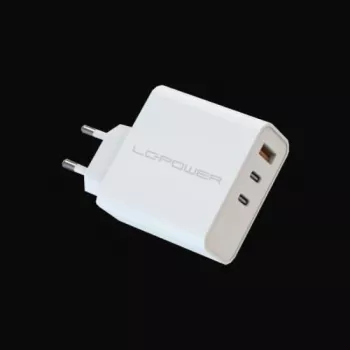 LC-Power LC-GAN-65 Ładowarka sieciowa USB GaN 65 W biała