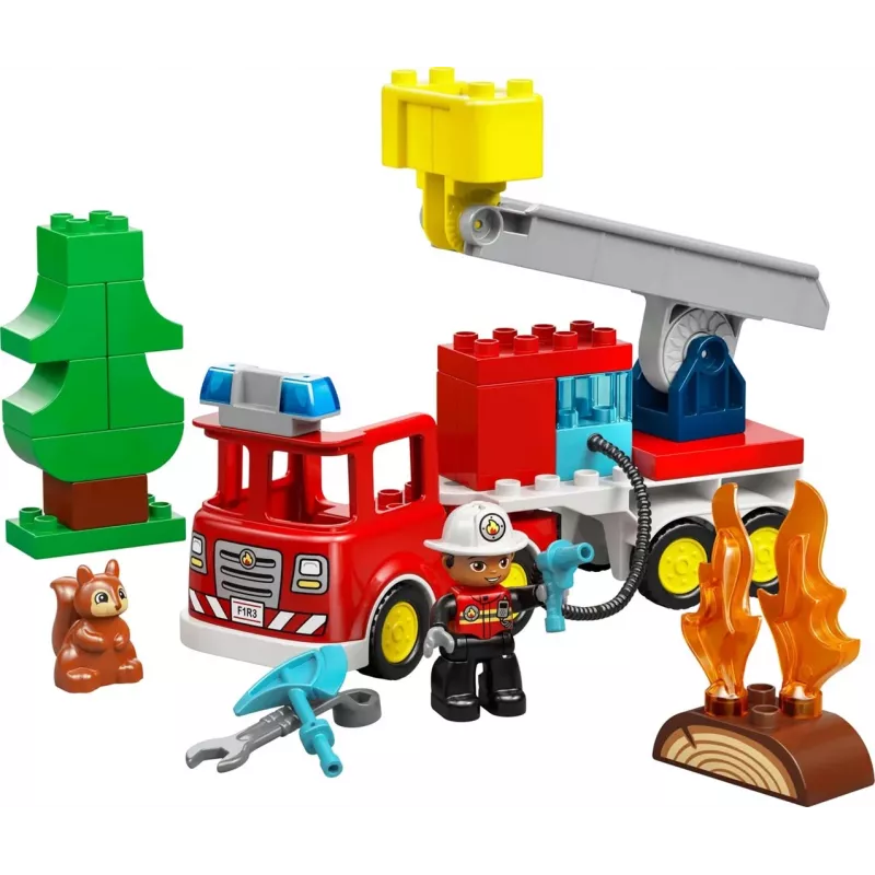 LEGO DUPLO 10473 Wóz strażacki z wężem i strażakiem