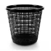 Kosz na śmieci 10 l, czarny, plastik