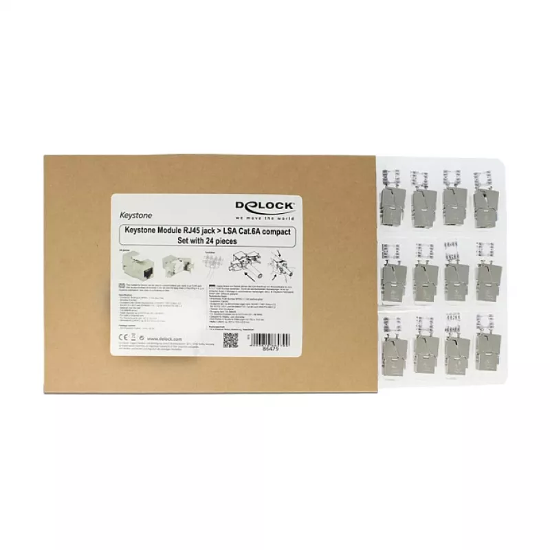 RJ45/LSA Kat.6A DeLOCK 86479