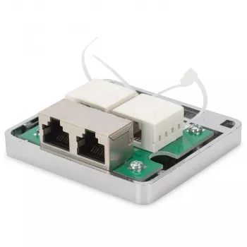 Puszka natynkowa Digitus CAT 6A 2-portowa