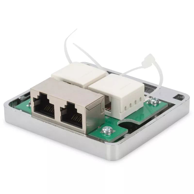Puszka natynkowa Digitus CAT 6A 2-portowa